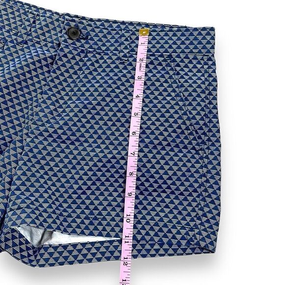 Gap Shorts Womens Size 00 R Blue Diamond Geo Flat‎ Front Short - Picture 8 of 8